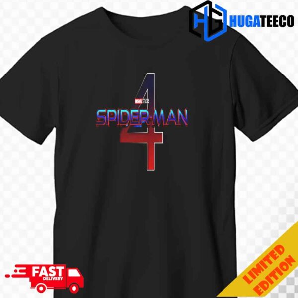 Logo Spider-Man 4 Marvel Studio And Sony Unisex T-Shirt