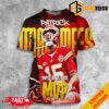 Patrick Mahomes All Title Congratulations MVP Of Kansas City Chiefs Super Bowl LVIII NFL Playoffs 2023-2024 3D T-Shirt