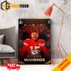 M-V-PAT Three Time Super Bowl MVP Patrick Mahomes Super Bowl LVIII Kansas City Chiefs Champions NFL Playoffs Poster Canvas
