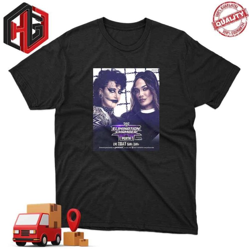 Mami’s Home Women’s World Champion Rhea Ripley Defends Against Nia Jax At WWE Elimination Chamber Perth T-Shirt