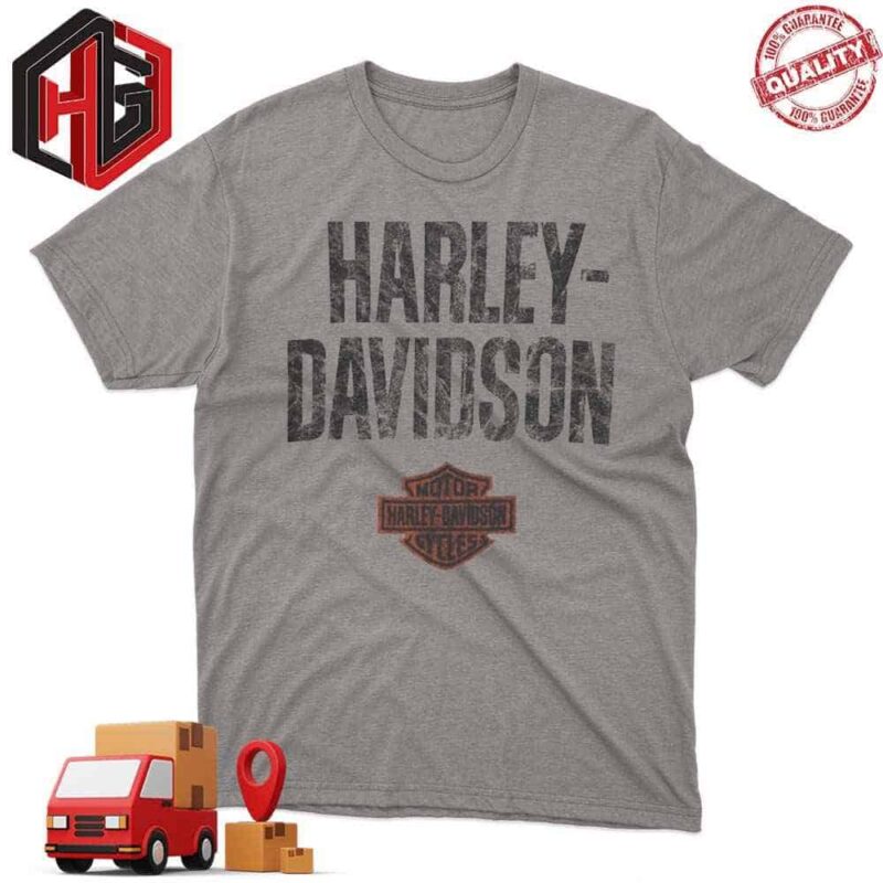 Men’s Iron Bar Harley Davidson Version Black Color Merchandise T-Shirt