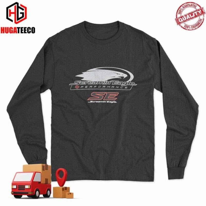 Men’s Screamin’ Eagle Performance Long Sleeve Version Quality T-Shirt