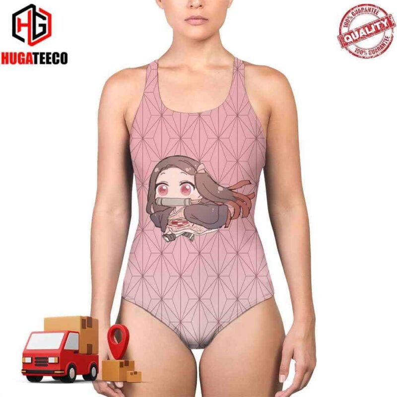 Mini Kamado Nezuko Kimetsu No Yaiba Swimsuit Bikini Summer Collections 2024