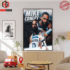 Minnesota Mike Dominating The Court For The Minnesota Timberwolves Poster Canvas