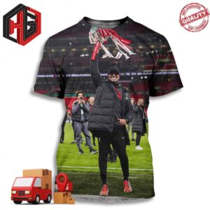 Moments Of Victory Liverpool FC Under The Guidance Of Coach Jurgen Klopp Celebrates The Carabao Cup 3D T-Shirt
