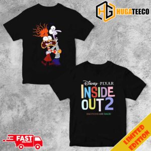 New Promo For Pixar’s Inside Out 2 Releasing In Theaters On June 14 Two Sides T-Shirt