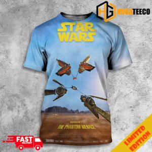 Now This Is Podracing Episode 1 The Phantom Menace Star Wars Art By James Young 3D T-Shirt