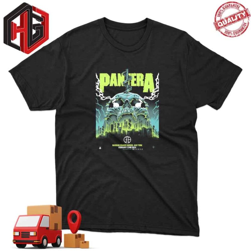 Pantera At Madison Square Garden New York February 22nd 2024 T-Shirt