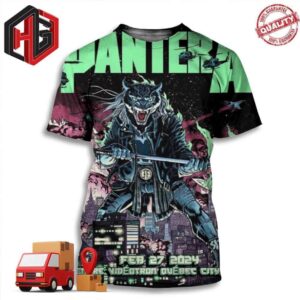 Pantera Cowboys The Hell Centre Videotron Quebec City QC Feb 27 2024 3D T-Shirt