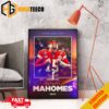 Patrick Mahomes Is A Walking Trophy Case Congratulations Kansas City Chiefs Super Bowl LVIII Champions NFL Playoffs 2023-2024 Poster Canvas