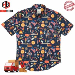Ron Swanson’s Shirt Of Greatness RSVLTS Summer Hawaiian Shirt