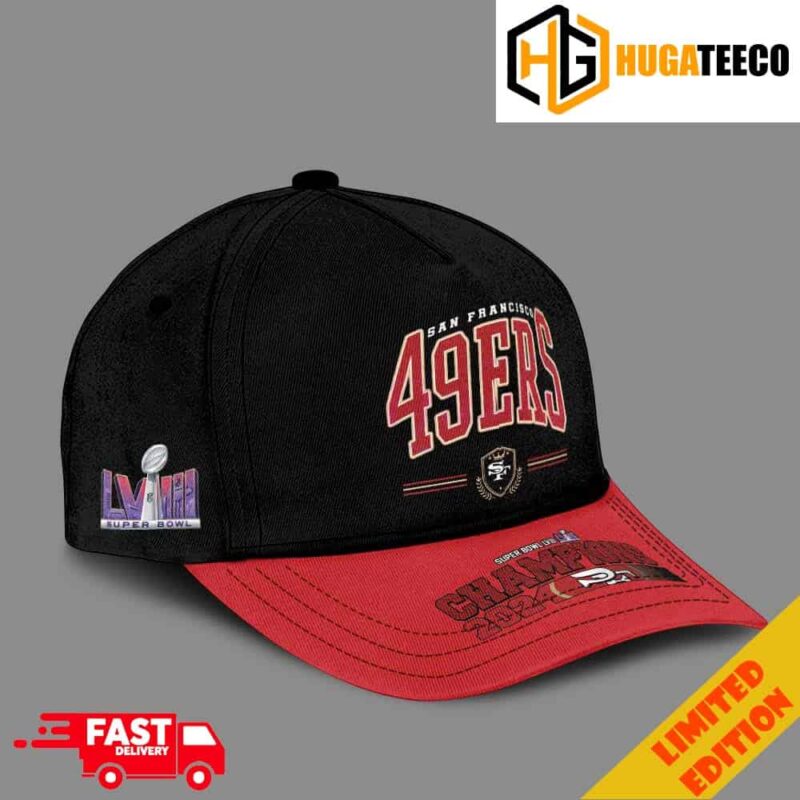 San Francisco 49ers NFL Football Super Bow LVIII Vintage Logo Classic Cap Hat Snapback Merchandise