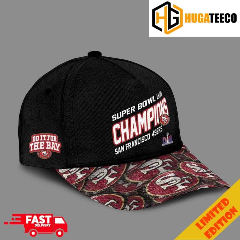 San Francisco 49ers Super Bowl LVIII Champions NFL Logo For Fans Do It For The Bay Vintage Classic Cap Hat Snapback Merchandise