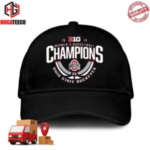 Scrarlet Ohio State Buckeyes 2024 Big Ten Women’s Basketball Regular Season Champions Hat-Cap
