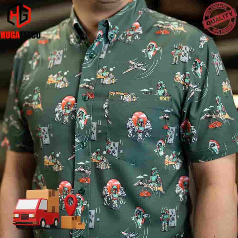 Star Wars Boba Fett A Bounty A Day Summer RSVLTS Collection Hawaiian Shirt