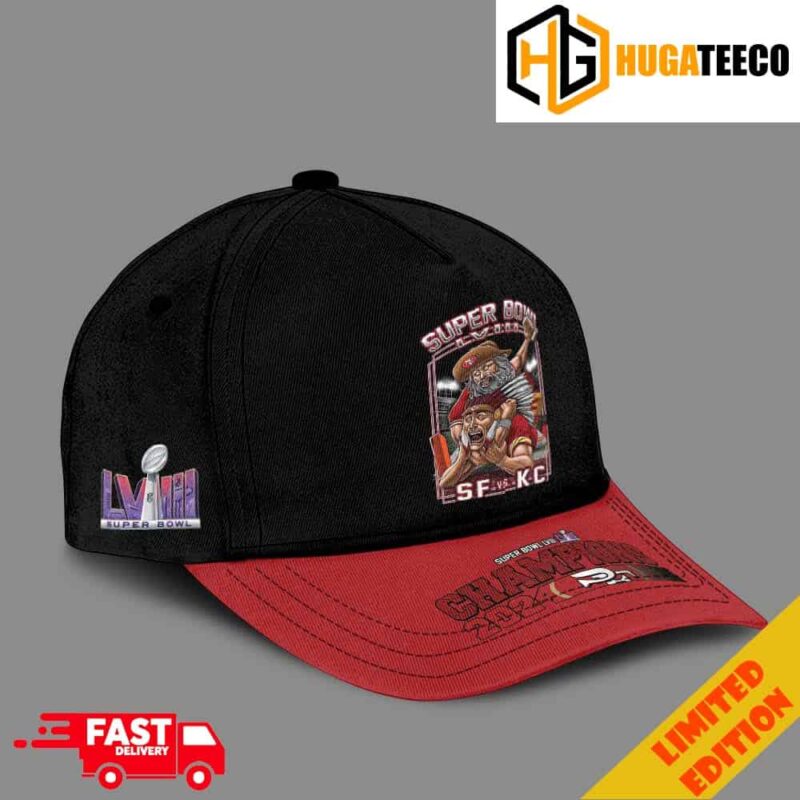 Super Bowl LVIII San Francisco 49ers Destroy Kansas City Chiefs Player Become Champions Classic Cap Hat Snapback Merchandise