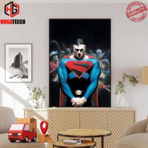Superman Legacy Movie 2025 Kingdom Come Poster Canvas