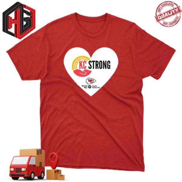 Supporting Community Kansas City Strong Fund at United Way of Greater Kansas City NFL T-Shirt