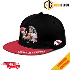 Taylor Swift Wears Kansas City Chiefs Uniform Kansas City Swifties Super Bowl LVIII Season 2023-2024 Champions Classic Hat-Cap Snapback