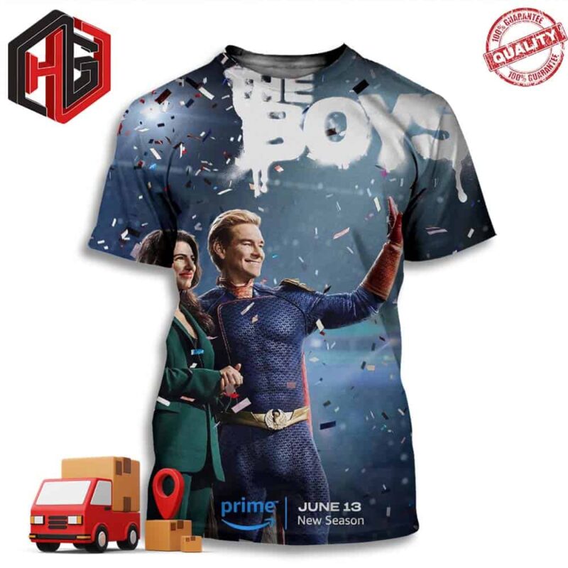 The Boys Movie 2024 Season 4 Premieres June 13  3D T-Shirt