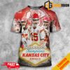 3 Rings And Now 3 Super Bowl MVP’s Patrick Lavon Mahomes II Congratulations Kansas City Chiefs Super Bowl LVIII Champions 2023-2024 NFL Playoffs 3D T-Shirt