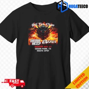The Mighty Saxon Announce Haute Spot In Cedar Park TX With Uriah Heep On 27th May 2024 Unisex T-Shirt
