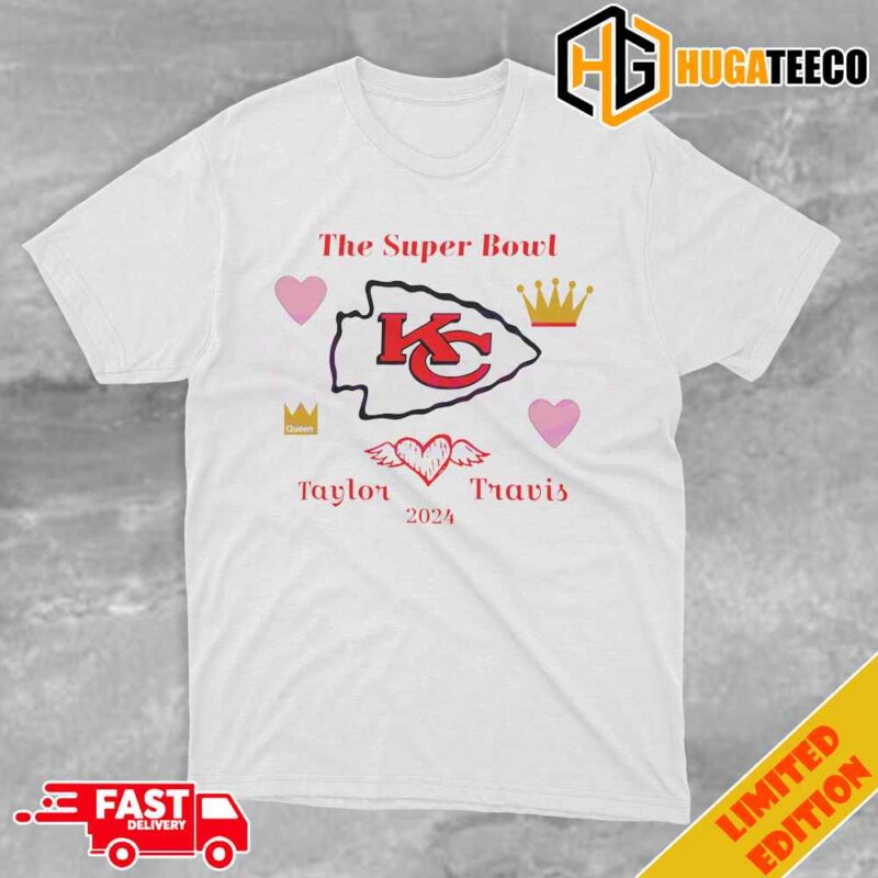 The Super Bowl LVIII Taylor Swift x Travis Kelce 2024 T-Shirt