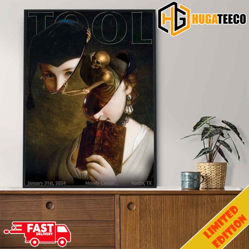 Tool effing Tool We’re At The Moody Center ATX In Austin TX Tonight With Behold The Elder With January 31st 2024 Exclusive Merch Limited Poster Canvas