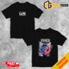 Usher Raymond Super Bowl LVIII Collection Mitchell And Ness Black Blacklight Legacy Las Vegas 2024 Limited Edition Two Sides T-Shirt