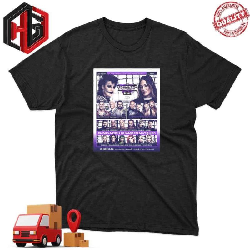 WWE Elimination Chamber Perth List Match T-Shirt