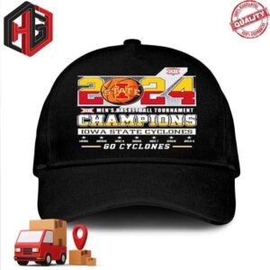 2024 Mens Basketball Tournament Champions Iowa State Cyclones Go Cyclones Shirt Mens Hat-Cap