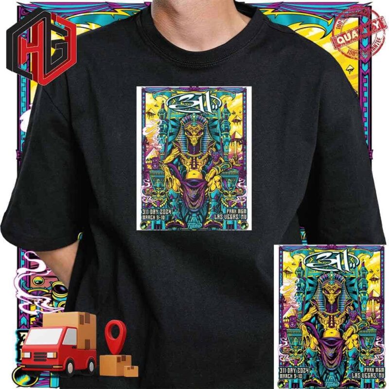 311 Band In Park MGM Las Vegas Nu March 9-10 311 Day 2024 T-Shirt