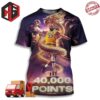 Congurations LeBron James Reaching 40K Career Points All Over Print Fan Gifts T-Shirt