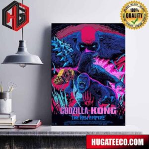 A New Godzilla x Kong The New Empire Poster By Francesco Francavilla Poster Canvas