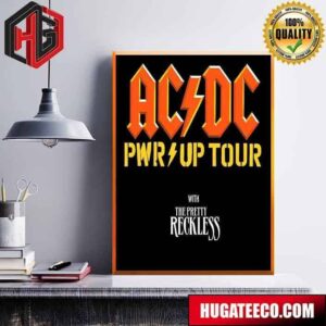 ACDC Power Up Tour With The Pretty Reckless Poster Canvas