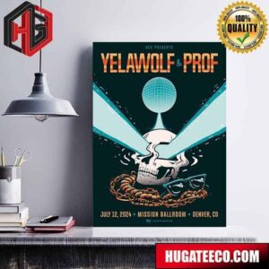AEG Presents Yelawolf And Prof July 12 2024 Mission Ballroom Denver CO Poster By Fralvez Poster Canvas