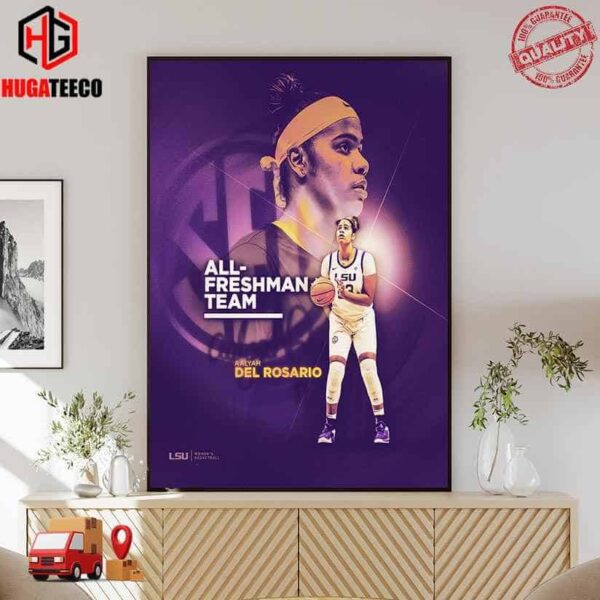 Aalyah Del Rosario LSU Women’s Basketball Home Decor Poster Canvas