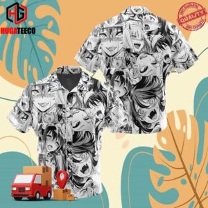 Ahegao Manga Collage Hawaiian Shirt For Men And Women Summer Collections