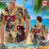 Alabama Crimson Tide Parrots Couple Hawaiian Shirt