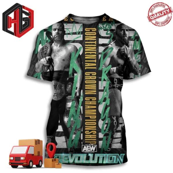 All Elite Wrestling Hits PPV Openweight Championship On The Line Between Eddie Kingston And Bryan Danielson 3D T-Shirt