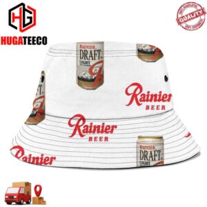 Alpine Elevation Lager Rainier Beer Mountainous Spirit Summer Headwear Bucket Hat Cap For Family