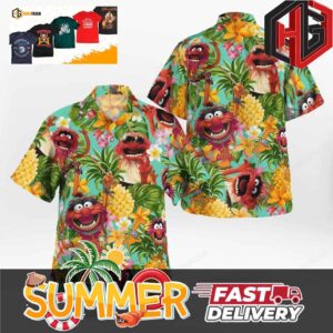 Animal Muppet Tropical Summer Hawaiian Shirt And Beach Short