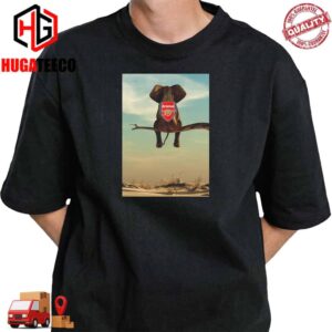Arsenal Elephant Is back On Top Of The Tree Meme T-Shirt