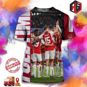 Arsenal Win Porto 4-2 On Pens And Entering The Quarter Finals 3D T-Shirt