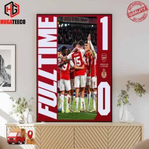 Arsenal Win Porto 4-2 On Pens And Entering The Quarter Finals Poster Canvas