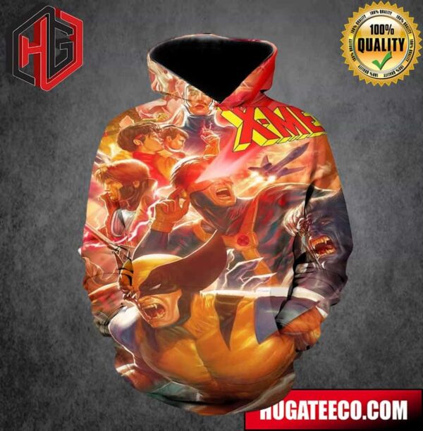 Art Poster For X-Men 97 Designed By Carlosdattoliart All Over Print Hoodie T-Shirt