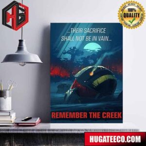 Avenge Our Fallen Helldivers Their Sacrifice Shall Not Be In Vain Remember The Creek Poster Canvas