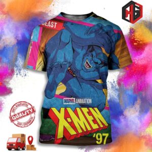 Beast Marvel Animation All-new X-men 97 Streaming March 20 Only On Disney 3D T-Shirt