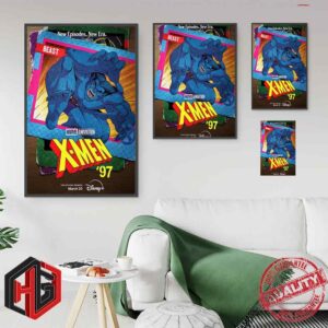 Beast Marvel Animation All-new X-men 97 Streaming March 20 Only On Disney Poster Canvas