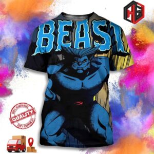 Beast Marvel Animation Promotional Art For X-men 97 3D T-Shirt